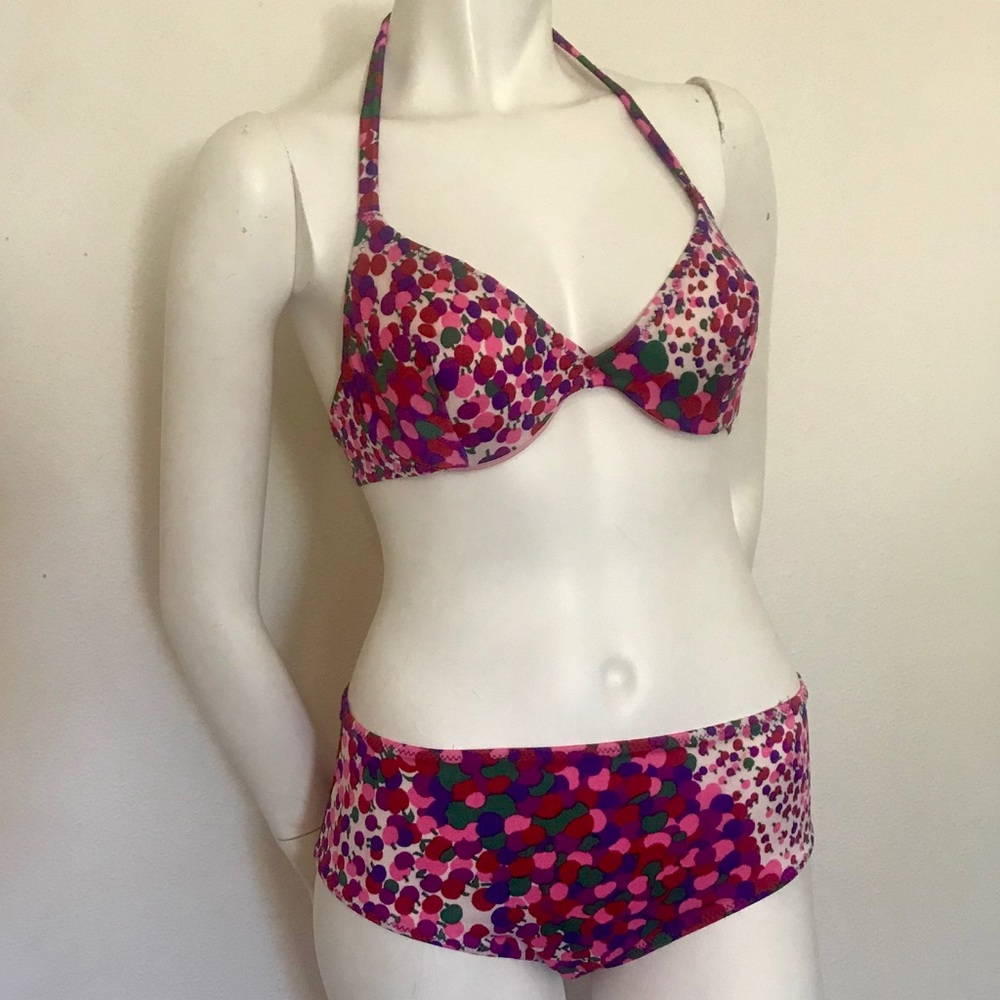 Vintage 1960s Lily of France Cherry Bathing Suit